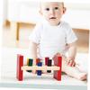 MERRYHAPY Early Educational Wooden Hammering for Safe Smooth Edged Whack Plaything Enhancing Concentration and Reaction Skills Interactive Beating Game view 4