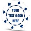 11 Grams Custom Poker Chips|Personalized Poker Chips|Custom with Logo,Text|Double-Sided Full-Color Printing|Bar Drink Tokens,Golf Ball Markers,Wedding Favors,Poker Games,Casino Nights (A,White) view 1