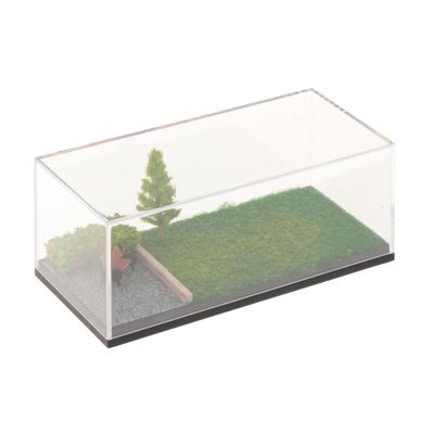 1/64 Diecast Car Showcase Box for Displaying Wheels in A Parking Environment, Summer Scene