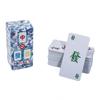 144sheets/set Portable Mahjong Cards Set Plastic Thickened Mahjong Handheld Mahjong Cards for Gathering Parties view 4