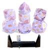 7-Piece Diamond Cut Dice Set for Dungeons and Dragons (D&D) | RPG & Tabletop Games | Premium Gift Box & Durable Design view 1