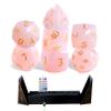 7-Piece Diamond Cut Dice Set for Dungeons and Dragons (D&D) | RPG & Tabletop Games | Premium Gift Box & Durable Design view 1