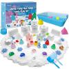 Aocii Kids Sensory Bin Sand Kit, Winter Fairy Tale Theme Sand Play Set, Toddlers Sandbox, Role Pretend Play Snowfield Toy Christmas Birthday, Gift for Girls Boys 3 4 5 6 7 8 9 Years view 1