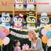2 PCS Mini Stuffed Animals Penguin Plush Toys6 Inch Cute Soft Small Penguin Stuffed Animals HangingPlush Penguin Keychain for Birthday Christmas OrnamentGifts for Boys Girls (Bag+ Headband,2 Pcs) view 4