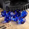 7-Piece Diamond Cut Dice Set for Dungeons and Dragons (D&D) | RPG & Tabletop Games | Premium Gift Box & Durable Design view 4
