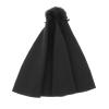 1/12 Scale Action Figure Clothes Doll Costume Accessories Cape Unisex Ancient Dress up for 6 inch Male Female Figures, Black view 2