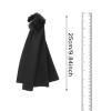 1/12 Scale Action Figure Clothes Doll Costume Accessories Cape Unisex Ancient Dress up for 6 inch Male Female Figures, Black view 3