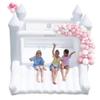 AirMyFun Inflatable Dinosaur Theme and White Party Bounce House view 2