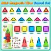 40PCS Mini Magnetic Tiles Toddler Travel Essentials Toys with Case Set, Magnetic Building Blocks Kids Games, Montessori Preschool Education Sensory Toys for 3 4 5 Year Old Boys Girls Birthday Gifts view 3