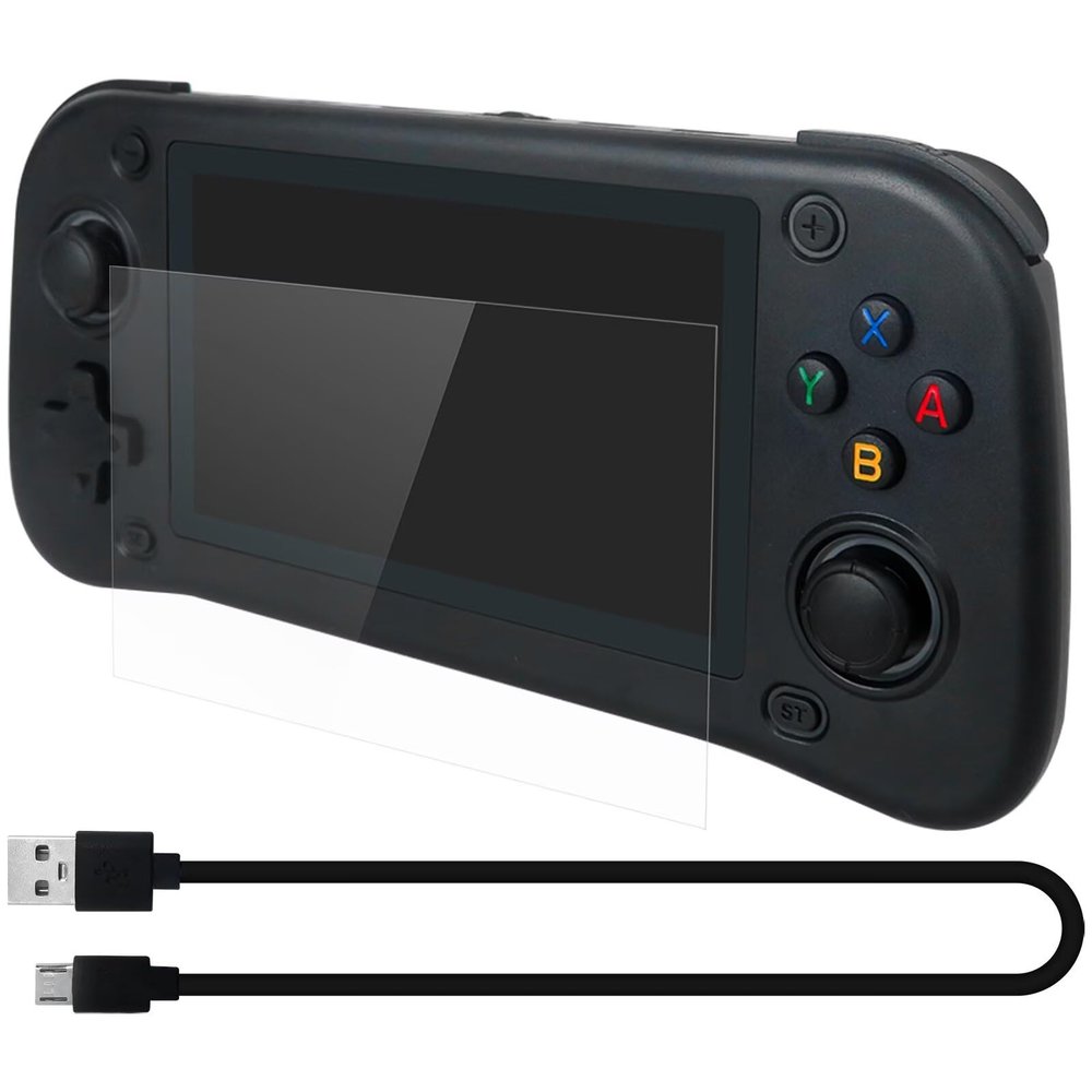 15000+ Games Retro Handheld Console, HD Gaming Controller, TV Home Arcade, 64GB Storage, 4.3-Inch Display, Multiple Emulators for PS1, for N64, Supports HDMI Output(Black),Updated by Loner