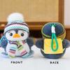 2 PCS Mini Stuffed Animals Penguin Plush Toys6 Inch Cute Soft Small Penguin Stuffed Animals HangingPlush Penguin Keychain for Birthday Christmas OrnamentGifts for Boys Girls (Deer + Bee2 Pcs) view 3