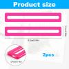 2pcs Mahjong Line Finder, Good Luck Mahjong Card Line Guide Rules Reader Helper Mah Jongg Accessories Gifts for Players view 2