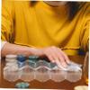 MERRYHAPY Poker Chip Carrier with Buckle Portable Multi Use Game Chip Storage Box and Cards for Daily Use and Protection view 4