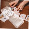 HAKIDZEL Wear Resistant Portable Poker Chip Case with Compartment Tray Chip Carrier Cards and Dice Storage for Easy Loading and Unloading view 4