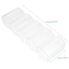 Gogogmee Wear Resistant Transparent Poker Chip Storage Box with Compartment Tray and Lightweight Chip Holder for Poker Game Cards Easy Open and Secure Close Case view 2