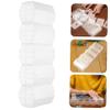 Gogogmee Wear Resistant Transparent Poker Chip Storage Box with Compartment Tray and Lightweight Chip Holder for Poker Game Cards Easy Open and Secure Close Case view 3