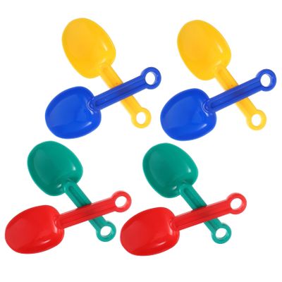 BESPORTBLE 8pcs Colorful Plastic Beach Shovels for Lightweight Mini Sand Digging for Age Sand Play Tools for Backyard Sandbox Snow and Outdoor Fun