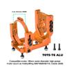 Aluminum 7075-T6 Alloy Oversized Motor Base for Traxxas 1:6 Funco Pro Scale Sand Car 8S / XRT 8S / XRT Ultimate Race Truck Upgrades - Orange view 2