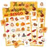 GMEMNOV Thanksgiving Bingo Game for Family Adults - 24 Players Thanksgiving Bingos Games Cards Fall Festival Party Supplies for School Classroom Family Activities view 1