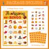 GMEMNOV Thanksgiving Bingo Game for Family Adults - 24 Players Thanksgiving Bingos Games Cards Fall Festival Party Supplies for School Classroom Family Activities view 2