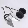 Two-Wheel Push Hoe Plough KitSoil Cleaning Tools3-in-1 Weeding Loosening HoeMultifunctional Gardening Tool view 1