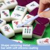 6 Pcs Silicone Mahjong Tile Grabbers Sticks, 14cm Mahjong Accessories Easy to Reach and Pick Up, Tile Grabbing Tools for Seniors Beginners, Family Game Night Home, Parties, Entertainment view 4