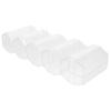 BCOATH Portable Poker Chip Carrier Case with Buckle Closure Wear Resistant Transparent Poker Chip Rack with Compartments for Cards and Dice Storage Protective view 1