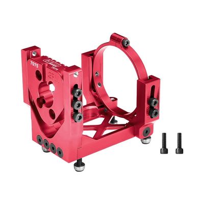 Aluminum 7075-T6 Alloy Oversized Motor Base for Traxxas 1:6 Funco Pro Scale Sand Car 8S / XRT 8S / XRT Ultimate Race Truck Upgrades - Red