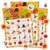 GMEMNOV Thanksgiving Bingo Game for Family Adults - 24 Players Turkey Bingo Games Cards Thanksgiving Party Supplies for School Classroom Family Activities view 1