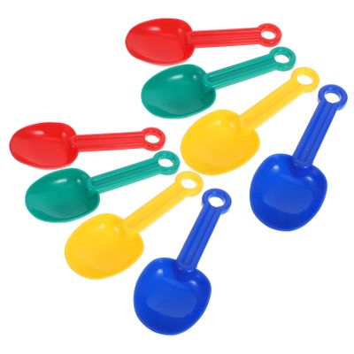 ibasenice 8pcs Colorful Shovels Plastic Beach Sand Digging for Boys and Lightweight Mini Shovels for Outdoor Sand Play for Parent Fun at Beach Sandbox