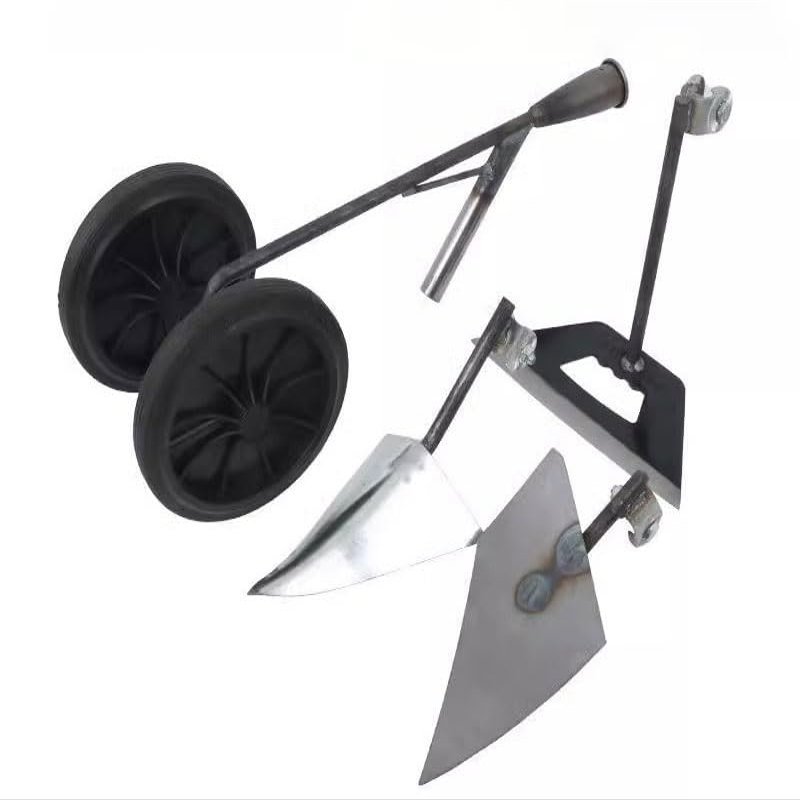 3-in-1 Weeding and loosening Hoe kitMultifunctional Gardening ToolTwo-Wheeled Push Hoe plowSoil Cleaning Tools