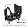 Aluminum 7075-T6 Alloy Oversized Motor Base for Traxxas 1:6 Funco Pro Scale Sand Car 8S / XRT 8S / XRT Ultimate Race Truck Upgrades - Black view 2