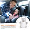 BESPORTBLE Shatterproof Acrylic Car Safety Mirror for Newborns and Boy Girl Cartoon Design Rear View Mirror for Car Seat Observation view 4