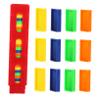 Beaupretty Plastic Domino Blocks Educational Early Learning Train Accessories for Safe Wear Resistant Material Creative Intelligence Development Game Random Color view 1