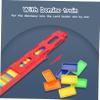 Beaupretty Plastic Domino Blocks Educational Early Learning Train Accessories for Safe Wear Resistant Material Creative Intelligence Development Game Random Color view 4