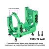 Aluminum 7075-T6 Alloy Oversized Motor Base for Traxxas 1:6 Funco Pro Scale Sand Car 8S / XRT 8S / XRT Ultimate Race Truck Upgrades - Green view 2