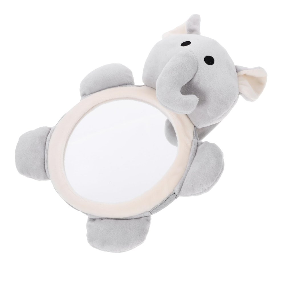 DECHOUS Shatter Rear View Car Mirror with Cartoon Animal Design Compact Lightweight Car Mirror for Easy Installation