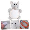 DECHOUS Shatter Rear View Car Mirror with Cartoon Animal Design Compact Lightweight Car Mirror for Easy Installation view 2