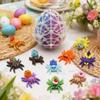 3D Printed Spider Egg with 10 Unique Spiders Inside, 3D Printed Animals Fidget Toys, Easter Basket Stuffers, Easter Gifts for Kids, Prefilled Easter Eggs with Toys, Easter Egg Fillers for Boys Girls view 3