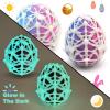3D Printed Spider Egg with 10 Unique Spiders Inside, 3D Printed Animals Fidget Toys, Easter Basket Stuffers, Easter Gifts for Kids, Prefilled Easter Eggs with Toys, Easter Egg Fillers for Boys Girls view 4