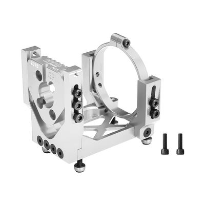 Aluminum 7075-T6 Alloy Oversized Motor Base for Traxxas 1:6 Funco Pro Scale Sand Car 8S / XRT 8S / XRT Ultimate Race Truck Upgrades - Silver