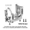 Aluminum 7075-T6 Alloy Oversized Motor Base for Traxxas 1:6 Funco Pro Scale Sand Car 8S / XRT 8S / XRT Ultimate Race Truck Upgrades - Silver view 2