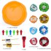 X Battling Set, 4 Spinning Tops, 3 Launchers and 1 Grip with, Kids Toys Birthday Gift Ideal for 6+ Years Old Boys view 4