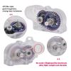 HobbyPark LCG Complete Transmissions Gearbox for 1/10 RC Crawler SCX10 SCX10 II | Low Center of Gravity, Lightweight Design, Hardened Steel Gears | Ideal for Custom LCG Builds (Transparent) view 3