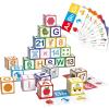 ElapseGlow Magnetic Alphabet Blocks for Toddlers 1-3, 26 PCS ABC & Number Stacking Blocks with 9 Learning Cards, Educational Montessori STEM Toys for Kids Ages 3+ MontessoriToys for Boys Girls Gifts view 1