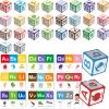 ElapseGlow Magnetic Alphabet Blocks for Toddlers 1-3, 26 PCS ABC & Number Stacking Blocks with 9 Learning Cards, Educational Montessori STEM Toys for Kids Ages 3+ MontessoriToys for Boys Girls Gifts view 3