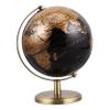 DECHOUS European Style Desktop Globe Rotating Antique Earth Globe with Black Gold and Bronze Stand Elegant Desk Table Decor for Home and Office view 1