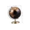 DECHOUS European Style Desktop Globe Rotating Antique Earth Globe with Black Gold and Bronze Stand Elegant Desk Table Decor for Home and Office view 2