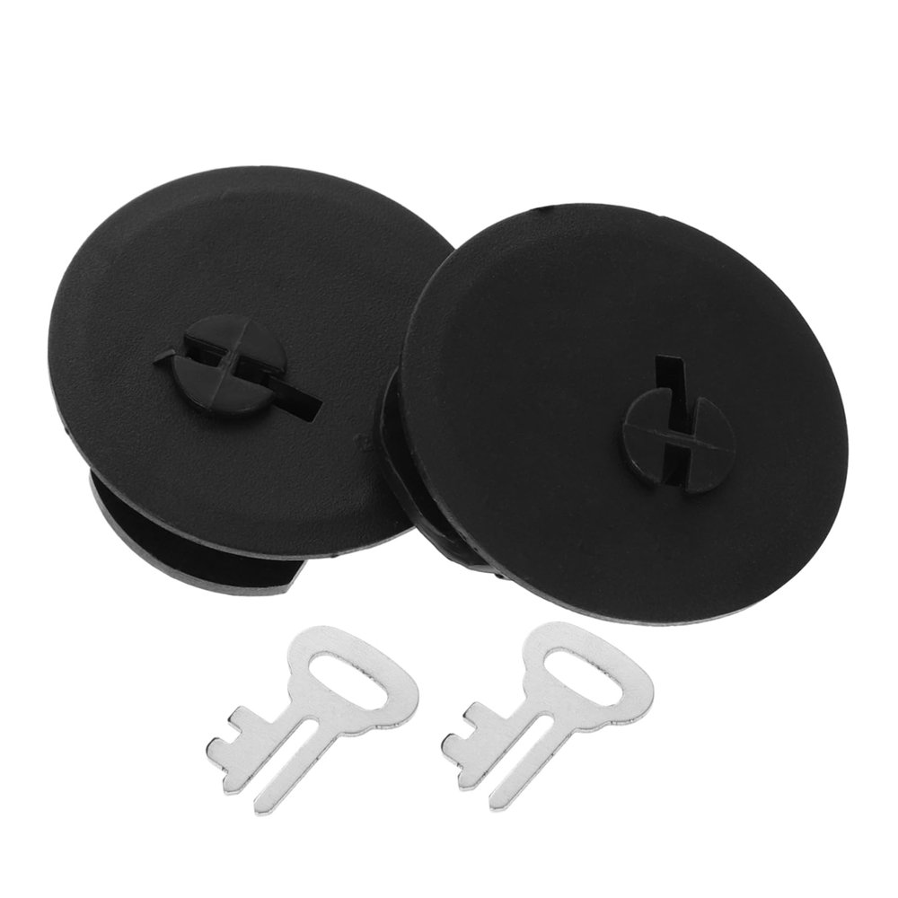 BESPORTBLE 10PCS Replacement Piggy Bank Plugs Plastic Stopper for Money Saving Boxes Theft Bottom Access for Coin Banks Black
