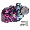 HobbyPark LCG Complete Transmissions Gearbox for 1/10 RC Crawler SCX10 SCX10 II | Low Center of Gravity, Lightweight Design, Hardened Steel Gears | Ideal for Custom LCG Builds (Colorful Splash) view 1